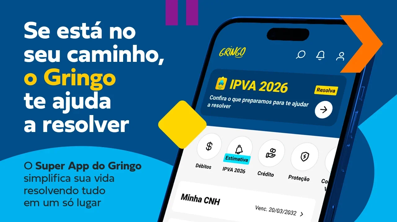 Gringo ajuda o motorista a resolver pendências pelo celular